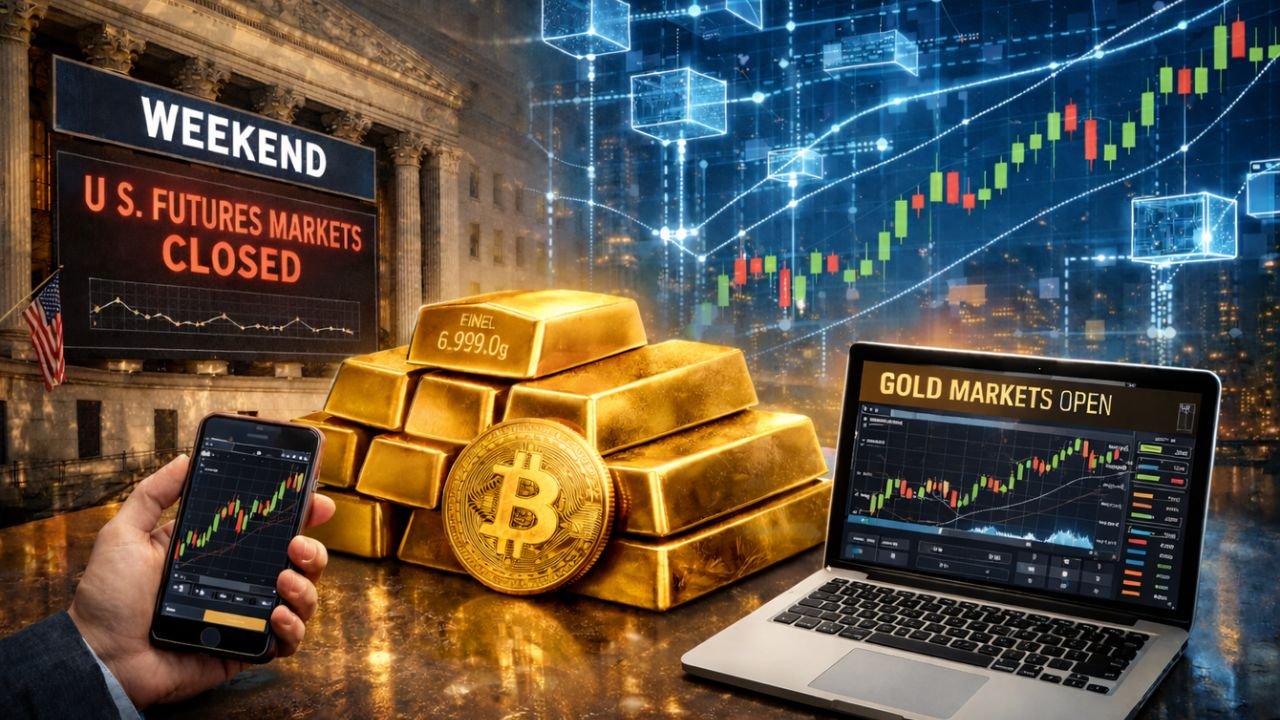 Blockchain Takes the Lead in Weekend Gold Price Discovery