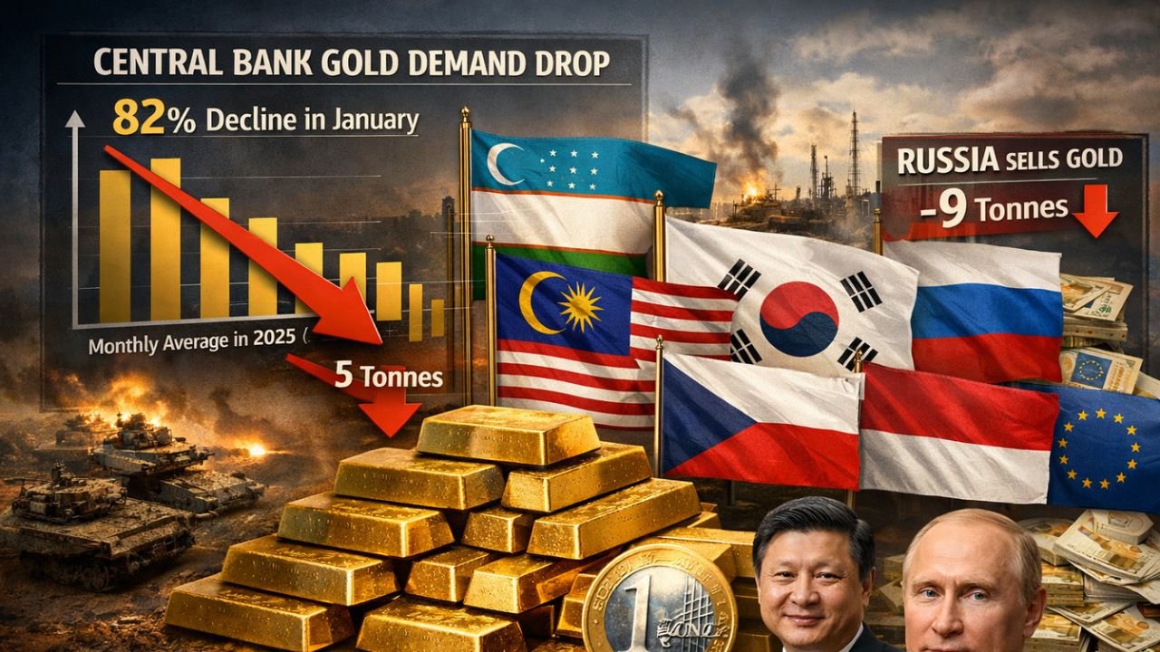 Central Bank Gold Demand Dips Sharply in January, But Broader Participation Signals Long-Term Strength