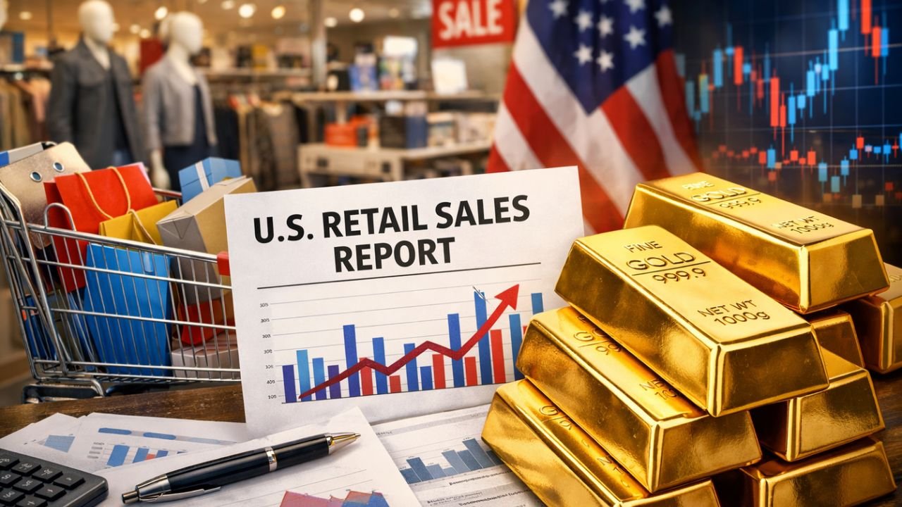 Gold Climbs to Session Highs as U.S. Retail Sales Surprise on the Upside